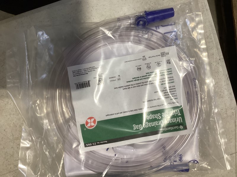 Condition photo showing New/Like New for 2000ml catheter bags for men and women 2 pack professional urinary drainage bags with enhanced anti-reflux drip chamber, 48” thickened drainage tube, adjustable clips & hanging hook 3-pack 2000 ml
