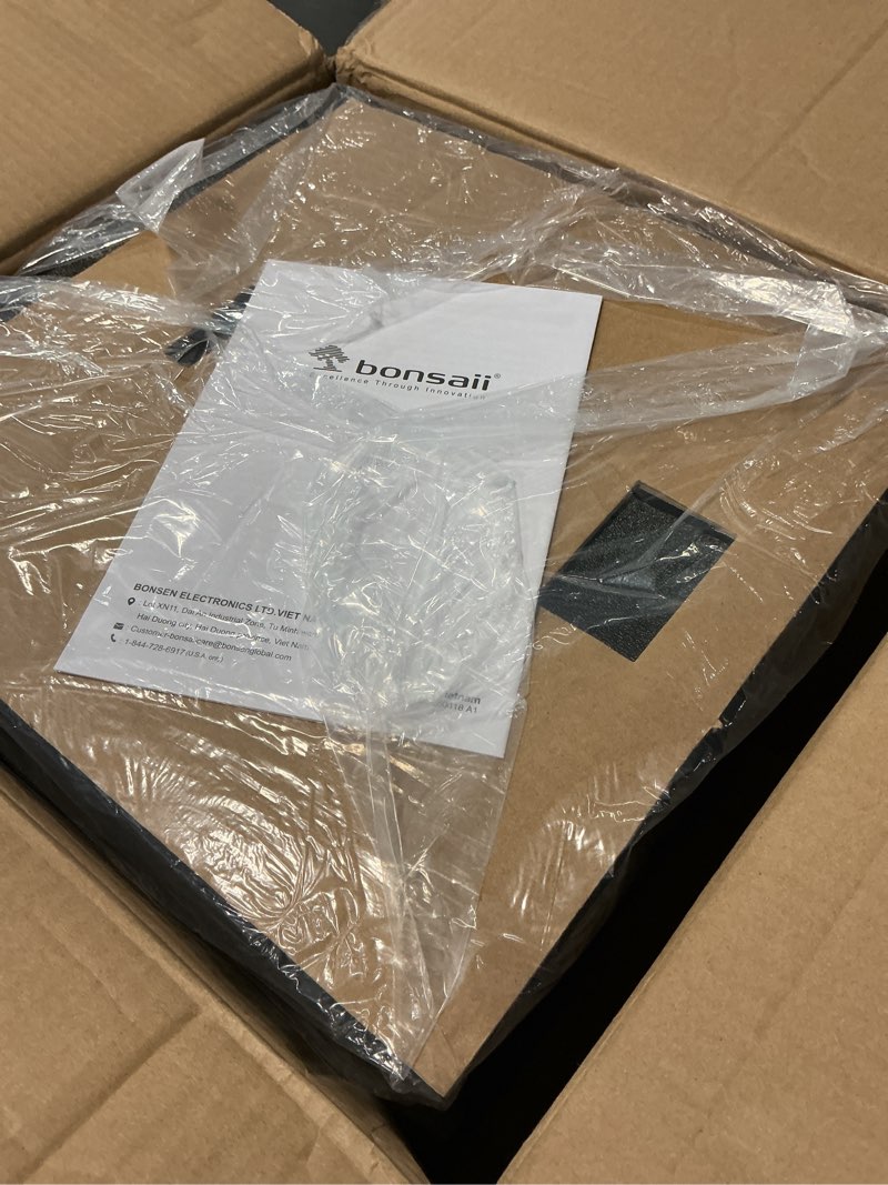 Condition photo showing New/Like New for Bonsaii Safe Box with Holder and Removable Shelf, 1.2 Cu. Ft Steel Security Cabinet with Digital Keypad Lock and Type C Port for Home, Office, Valuables, Money, Jewelry, 12.99"W x 12.99"D x 14.17"H 1.20 cu.ft. (With Rack)