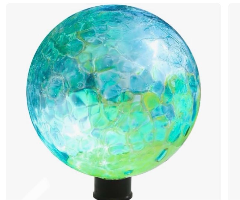 gazing ball 10 inch glass reflective garden globe outdoor gazing globe sphere yard ornament for gard