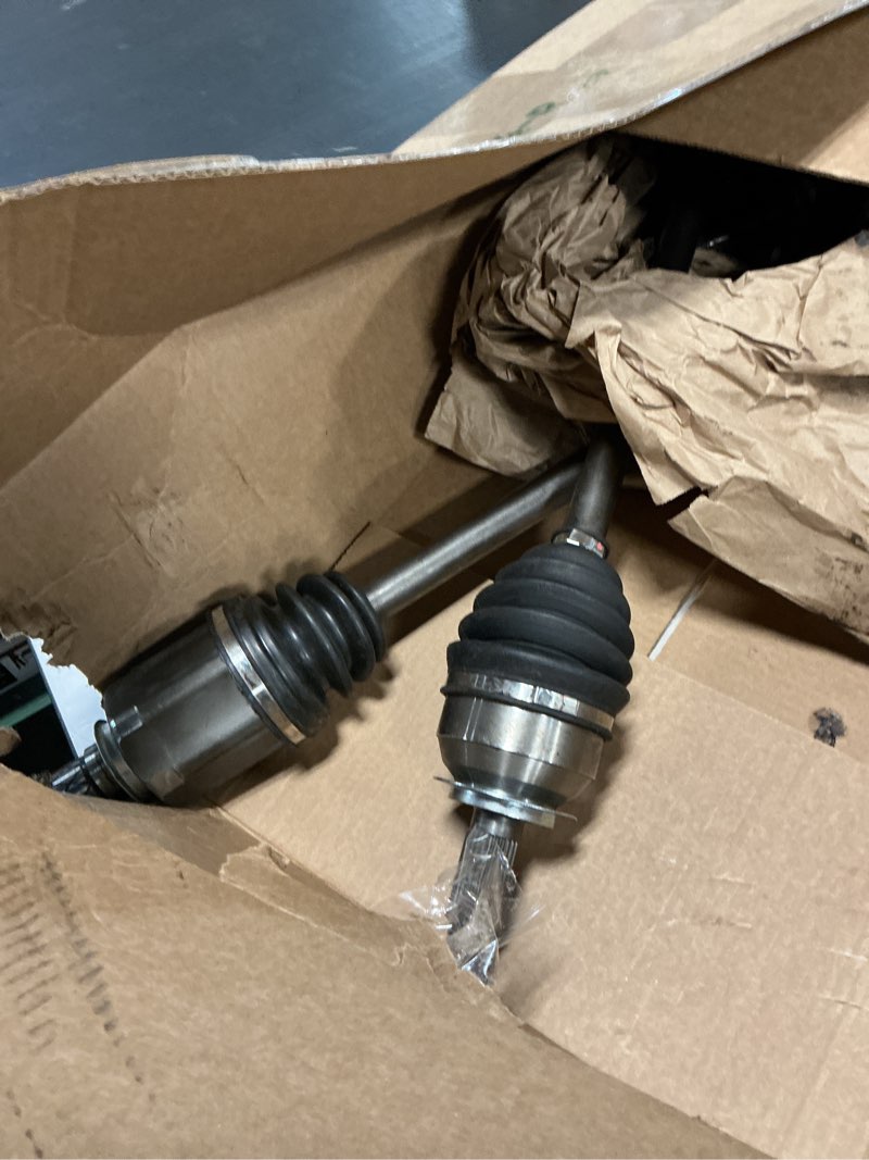 Condition photo showing As Is for front cv axle shaft assembly fit for subaru forester 2.0l 2.5l 2014 2015 2016 2017 2018, left and right cv joint shaft, replacement for 66-7568, 2 pack