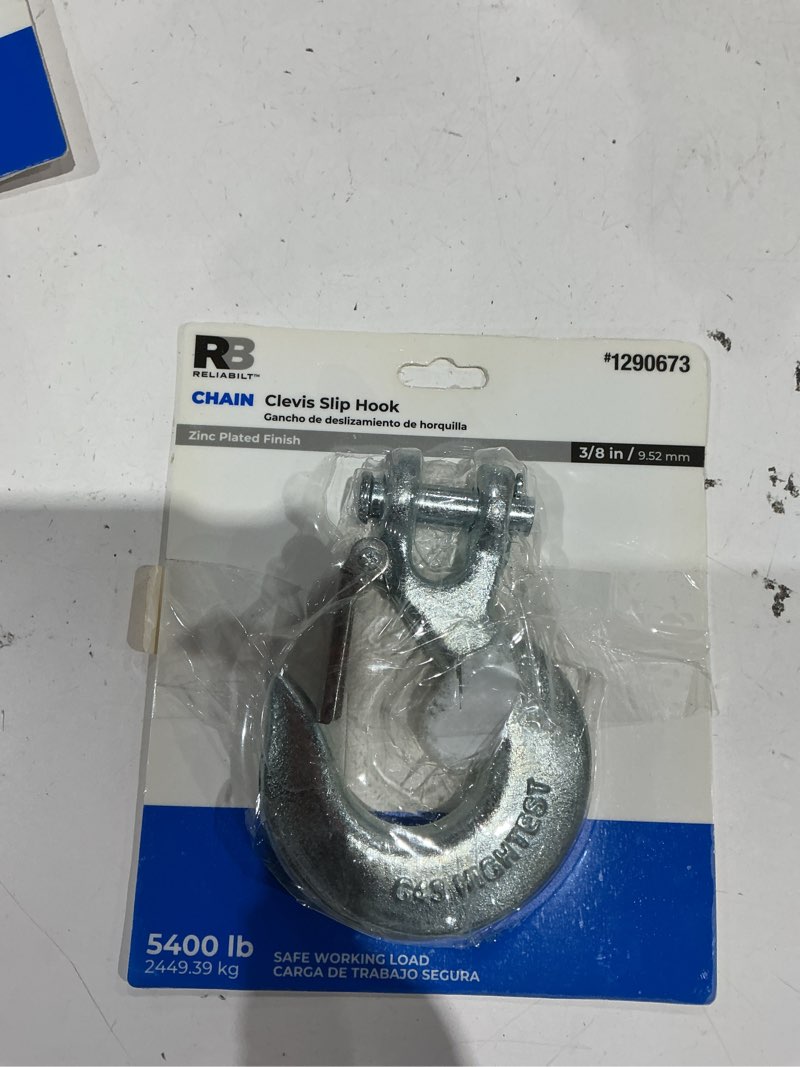 Condition photo showing Good Condition for reliabilt 3/8-in zinc plated forged steel clevis slip hook