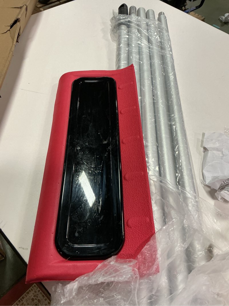 Condition photo showing As Is for Never-Scratch SnowBuster | 19-Foot Snow Roof Rake(Up to 25Ft Standing Reach) | Heavy-Duty Aluminum?EVA Soft Foam Pad Snow Removal Tool?S-Shaped Push/Pull Design for House Roofs, Solar Panels