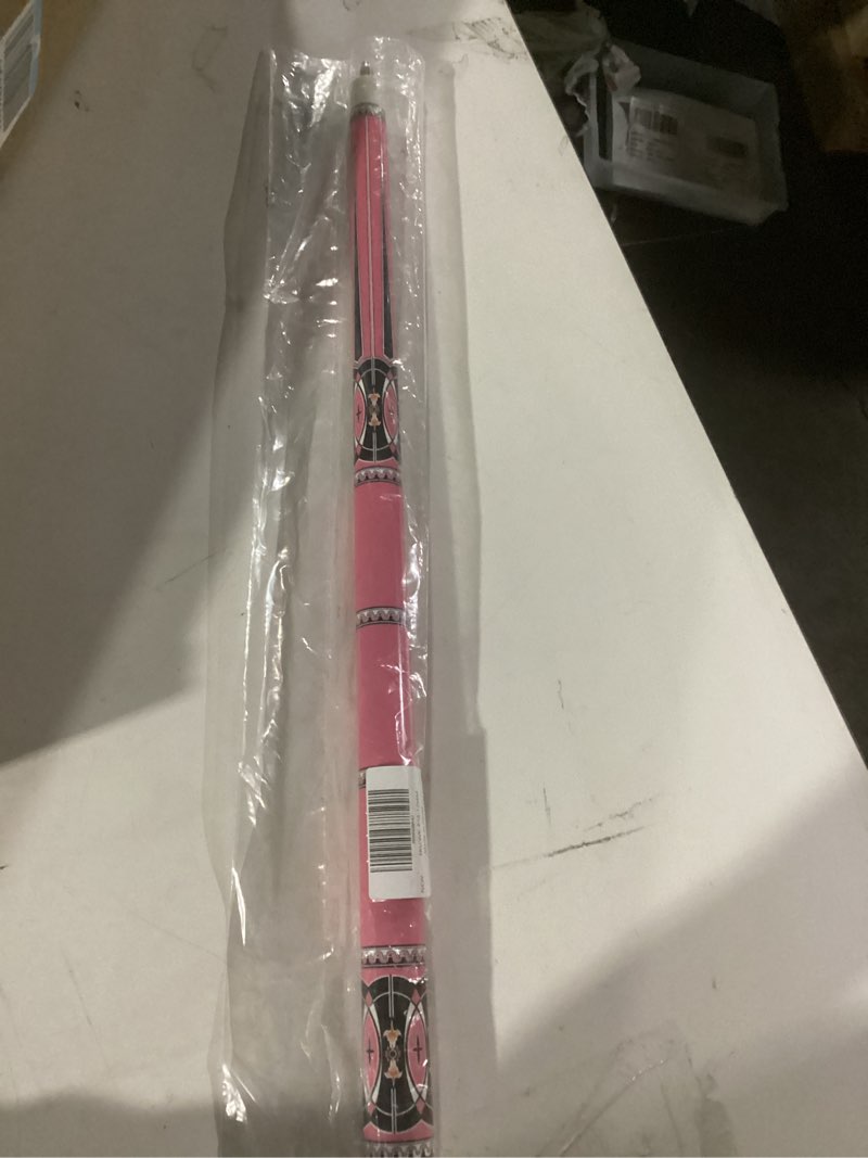 Condition photo showing Good Condition for 58" professional pool cue, 2-piece billiard stick 12.5mm tip low deflection pool sticks,20oz fiberglass front & maple rear
