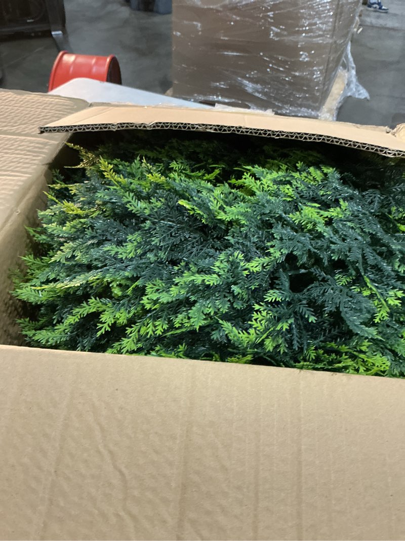 Condition photo showing Good Condition for artificial cypress topiary balls for outdoor decor - 19", 1-pack cypress 19"xl (1-pack)