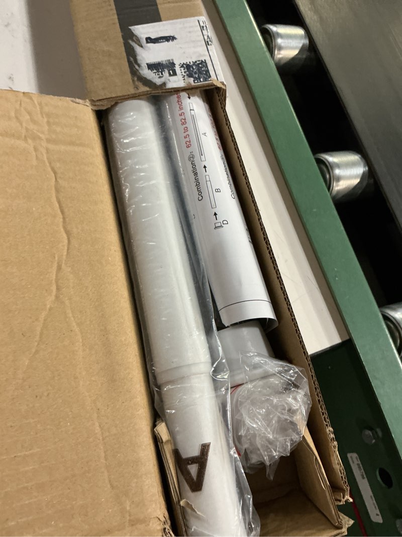 Condition photo showing Good Condition for tension curtain rod by ezfurni,42-123 inches,heavy duty tension rods for windows, no drilling adjustable curtain rod for patio, hold up blackout curtains and non slip, white white 42-123 inch 1set
