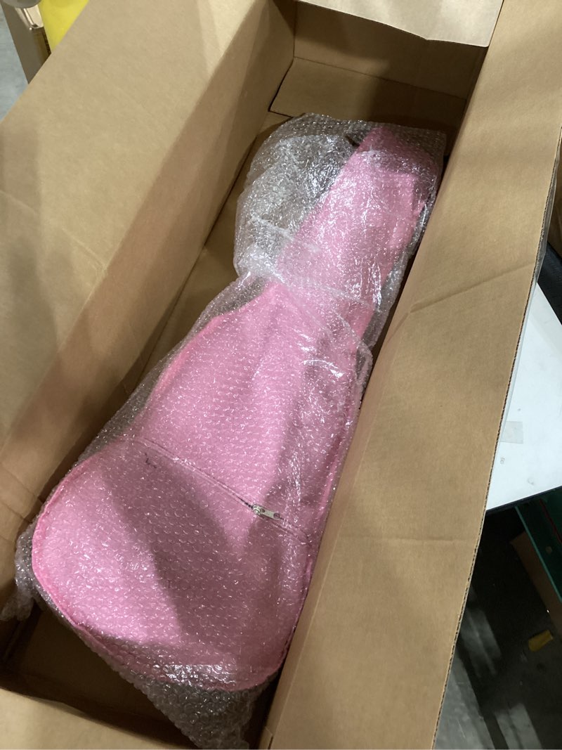 Condition photo showing New/Like New for 30" Wood Classical Guitar with Case and Accessories for Kids/Girls/Boys/Beginners (Pink) Right Pink