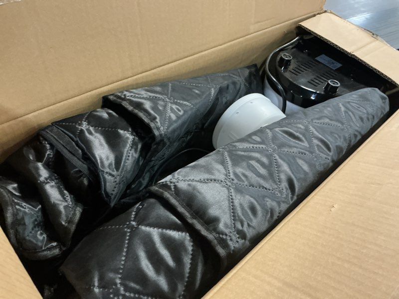 Condition photo showing As Is for Upgraded Portable Sauna for Home?Relaxation, Steam Sauna for Home with Steamer, Remote Control, Folding Chair, 9 Levels