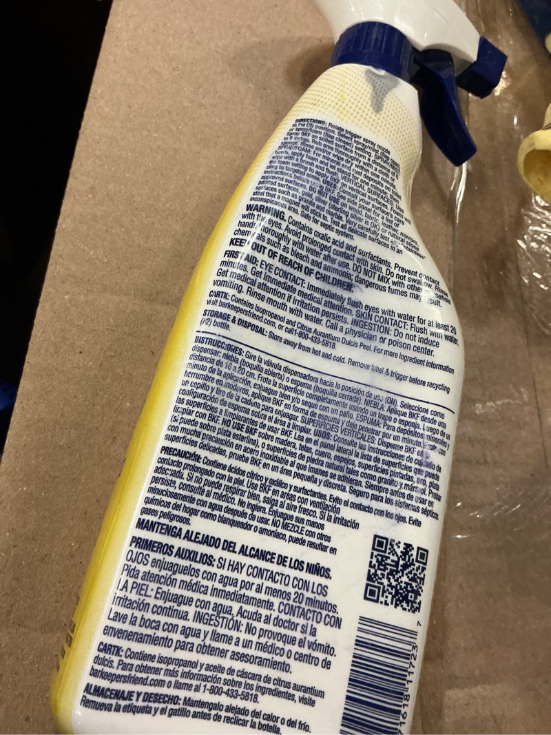 Condition photo showing Good Condition for bar keepers friend citrus scent hard surface cleaner foam 25.4 oz