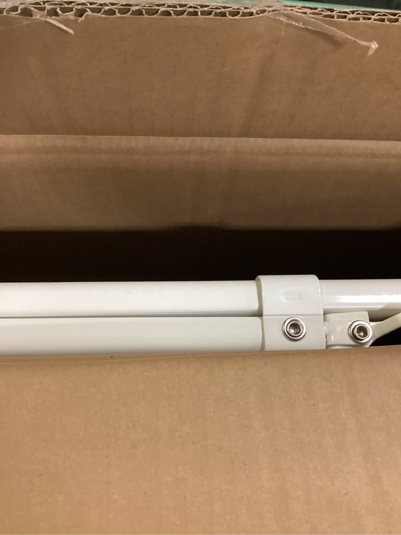 Condition photo showing Good Condition for Summer Infant Metal Banister & Stair Safety Pet and Baby Gate,31'-46' Wide, 32.5' Tall, Install Banister to Banister or Wall or Wall to Wall in Doorway or Stairway, Banister and Hardware Mounts -White White Baby Gate