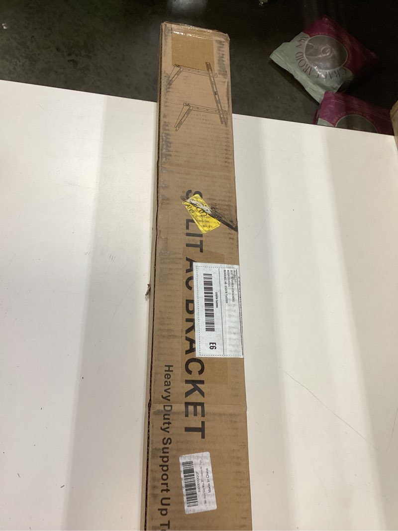 Condition photo showing New/Like New for heavy duty mini split wall mounting bracket, 550lb load capacity, galvanized steel with dual anti-rust coating, adjustable leveling design, anti-vibration pads, fits 9000–36000 btu outdoor ac units 9000btu-36000btu