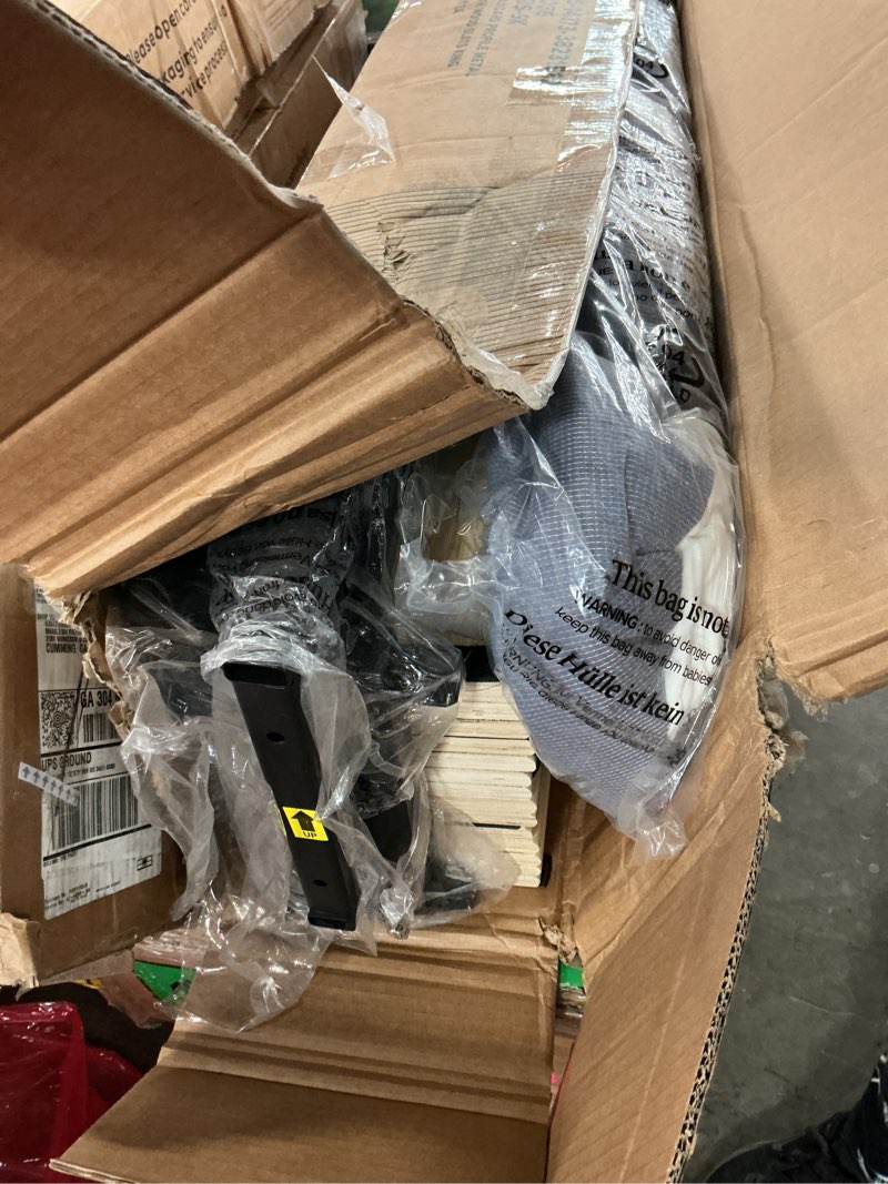 Condition photo showing Good Condition for ZINUS Metal Box Spring with Wood Slats, 4 Inch Mattress Foundation, Sturdy Steel Structure, Easy Assembly, Queen White Queen 4 Inch Box Spring Only