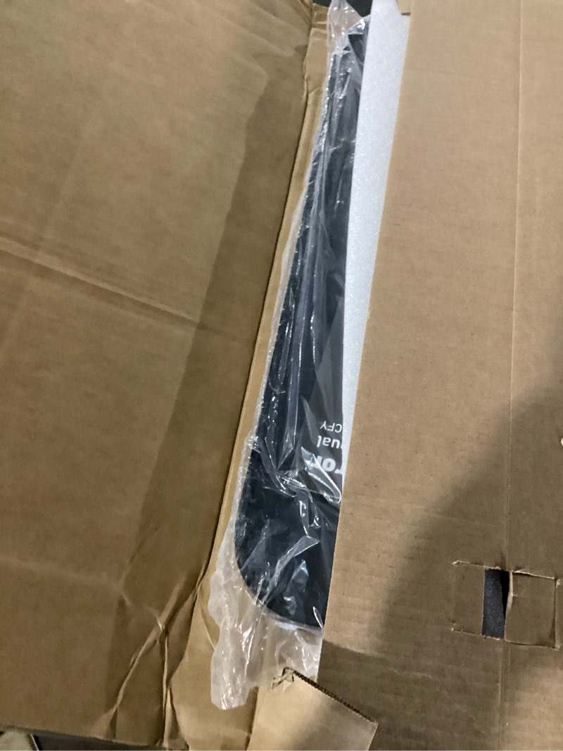 Condition photo showing New/Like New for bathroom mirror 30x22 inch black metal frame rectangle vanity mirror with rounded corners, modern wall mounted anti-rust mirror for farmhouse, restroom, entryway, horizontal or vertical hanging rectangular 30"l x 22"w black