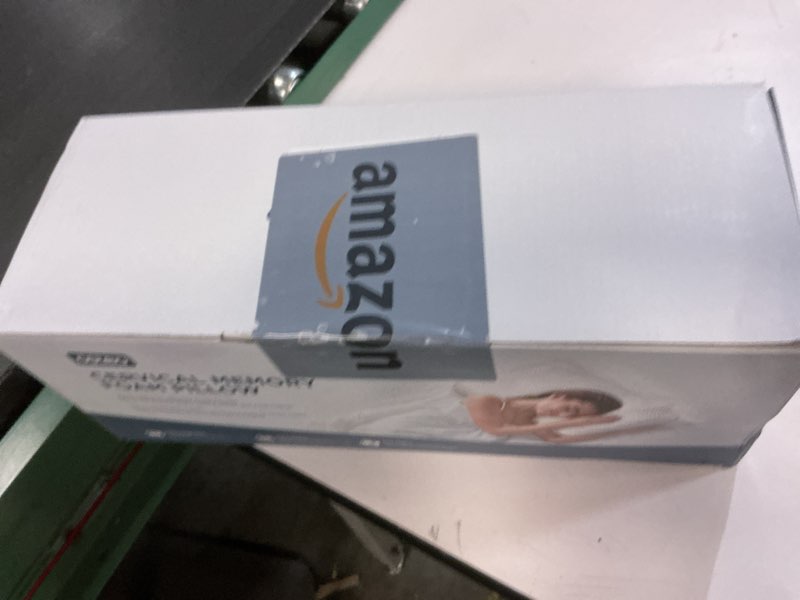 Condition photo showing New/Like New for Osteo Cervical Pillow for Neck Pain Relief, Hollow Design Odorless Memory Foam Pillows with Cooling Case, Adjustable Orthopedic Bed Pillow for Sleeping, Support for Side Back Sleepers Queen(25.5*16.5*5.2/4.1 inches) White