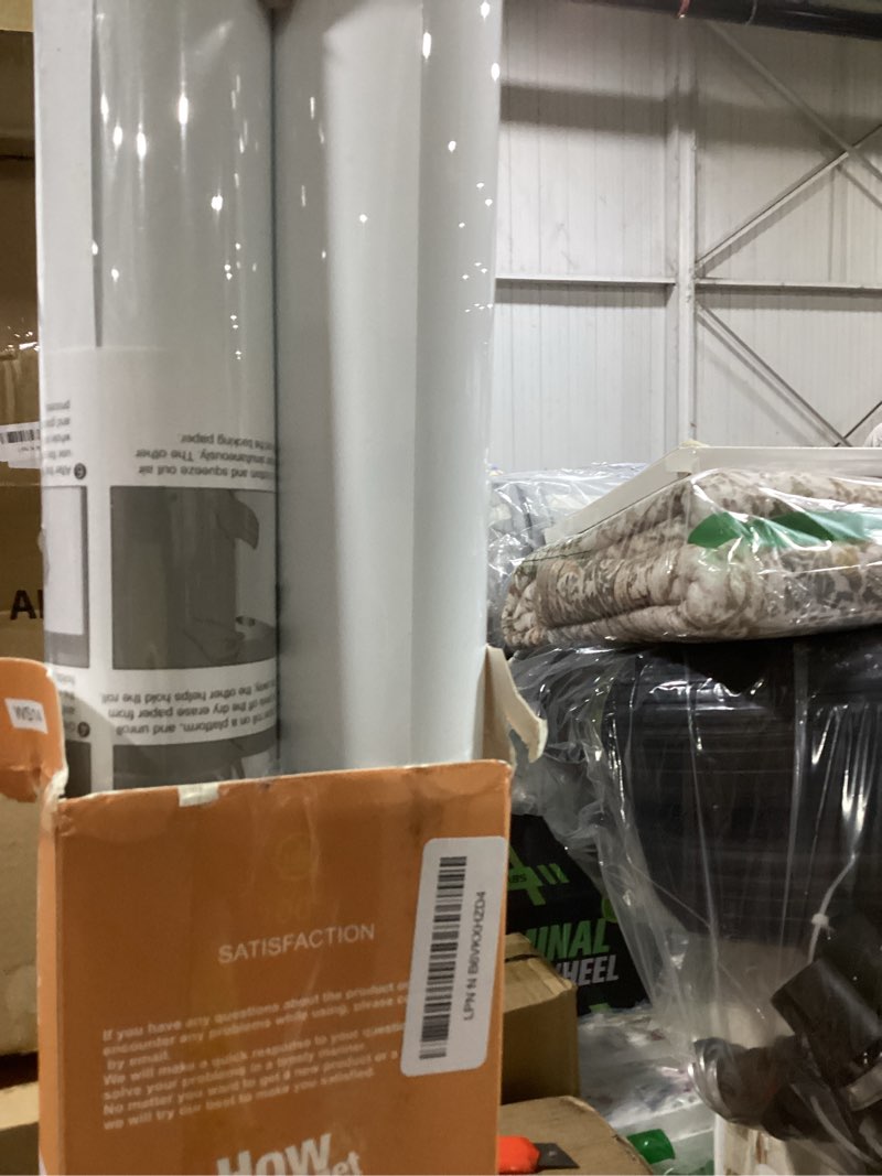 Condition photo showing New/Like New for nortix whiteboard wallpaper, whiteboard contact paper, white board sticker, stain-proof, super sticky peel and stick dry erase roll for school/office/home, 1.45x11ft (2)