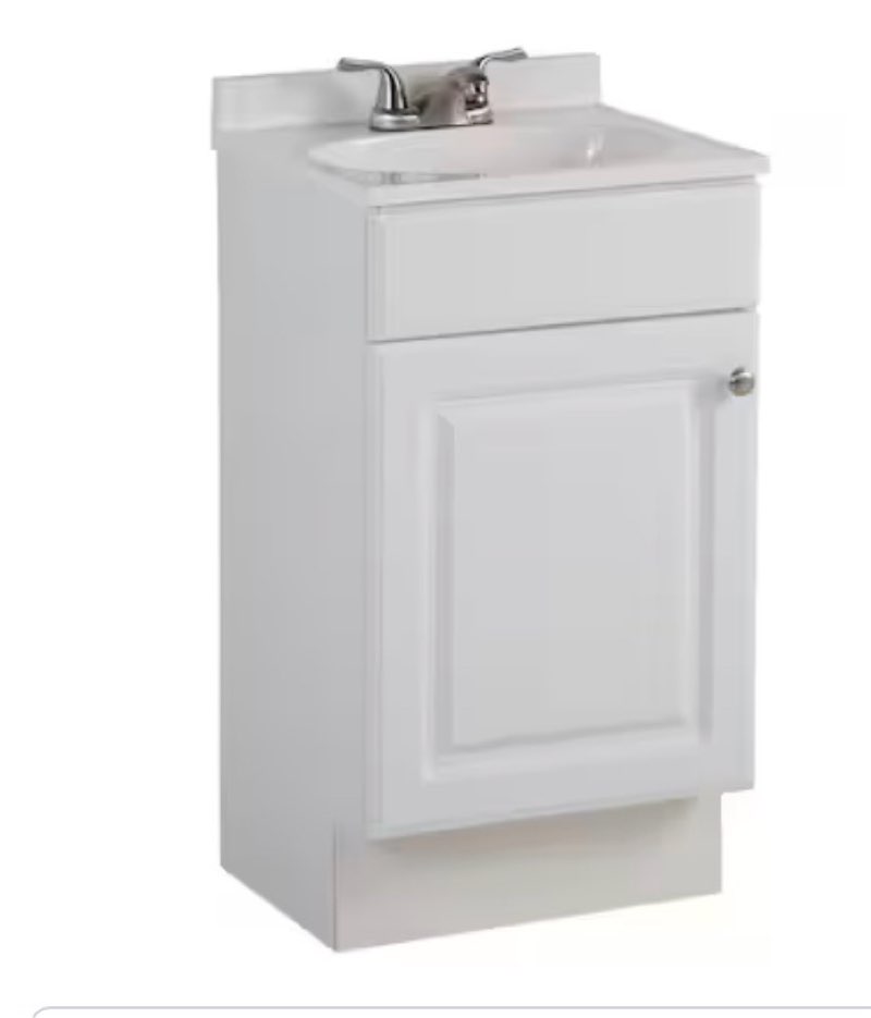 project source 18 inch vanity with top