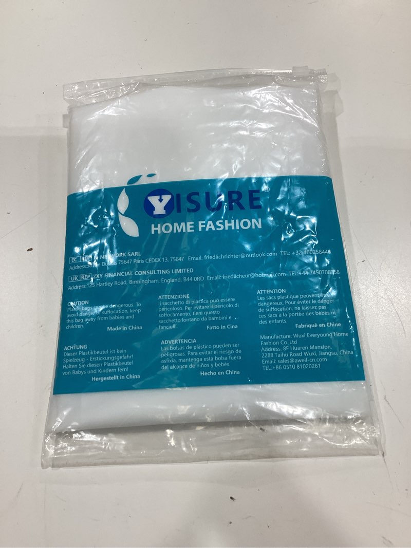 Condition photo showing New/Like New for yisure plastic frosted peva bathroom window curtain, no hook needed narrow short peva privacy shower curtain for shower room, width 40 x length 36 inch frosted 40"w x 36"l (pack of 1)