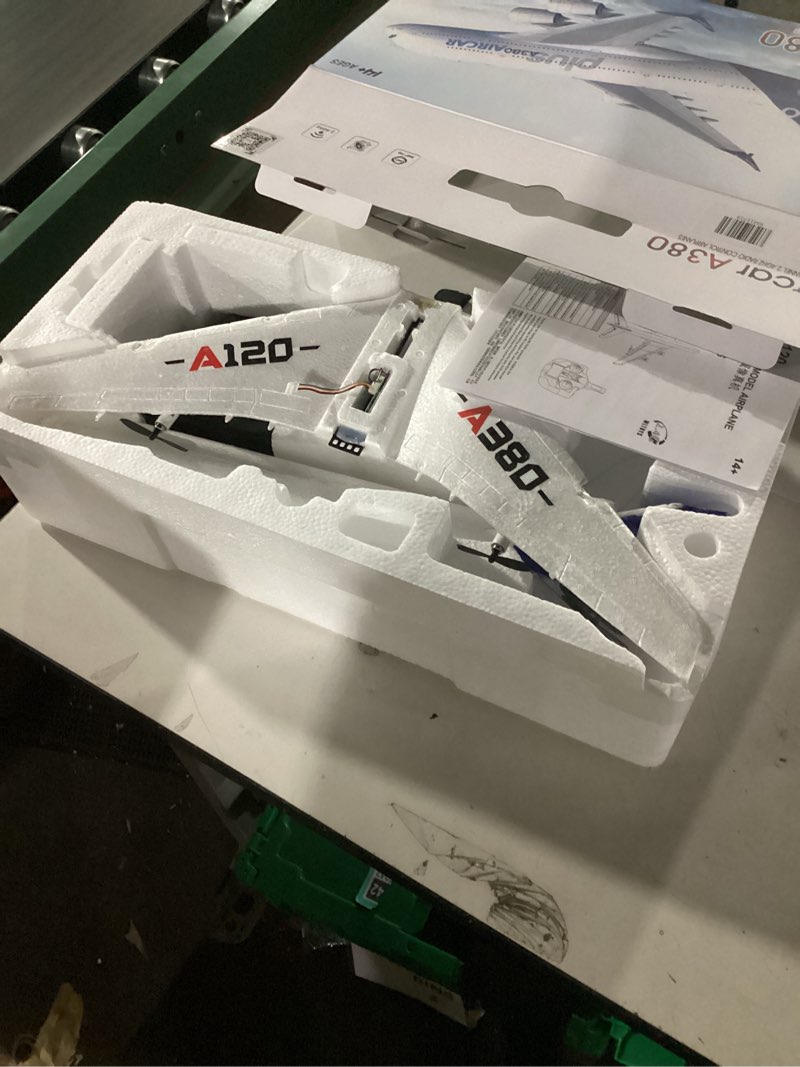 Condition photo showing Good Condition for A380 Prototype 1/160 Large Scale Airplane Model -18 inches Airbus a380 Die-cast Airplane Model with Stand for Adult Aviation Enthusiasts Gifts or Decorations A. Prototype 46cm L