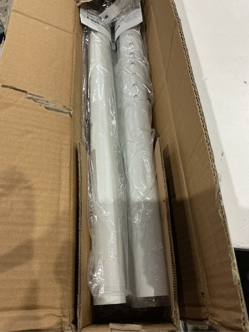 Condition photo showing Good Condition for zocone tension curtain rod 51-168in(4-14ft),no drill curtain rods for window outdoor patio,adjustable shower curtain rod for bathroom renter friendly,heavy duty extra long tension rod never rust,white white 51-168 inches