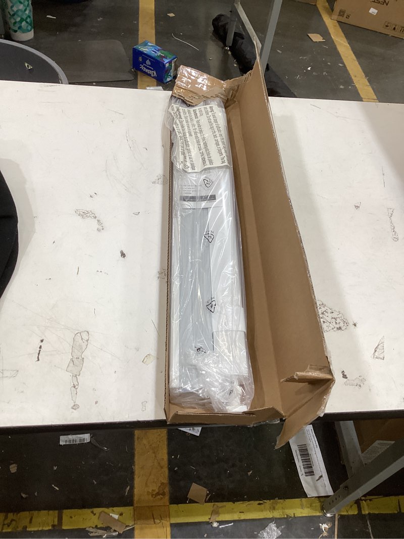 Condition photo showing New/Like New for lazblinds no tools no drill cordless cellular shades, blackout light blocking honeycomb shades for home, thermal insulation blinds for windows, 26" w x 64" h, white blackout-white 26" w x 64" h