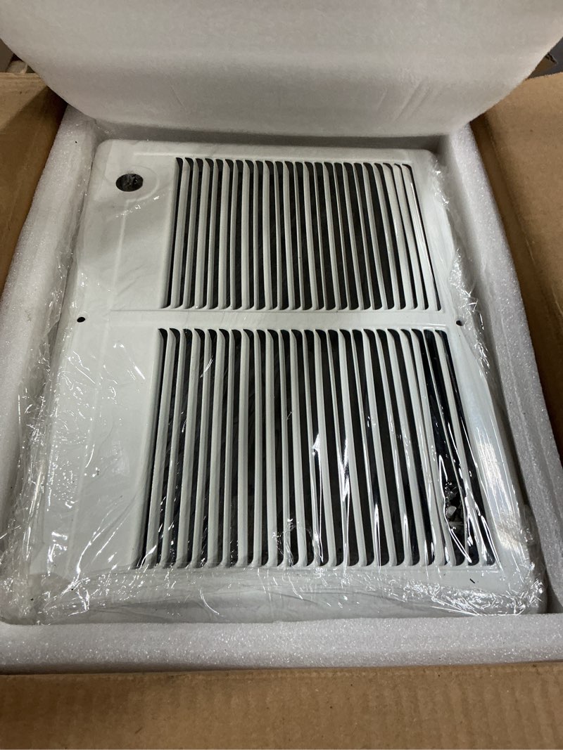 Condition photo showing New/Like New for electric wall heater complete unit with thermostat, compatible with cstc402tw (part 67527),4000w/3000w 240v/208v twin double fan forced wall heater
