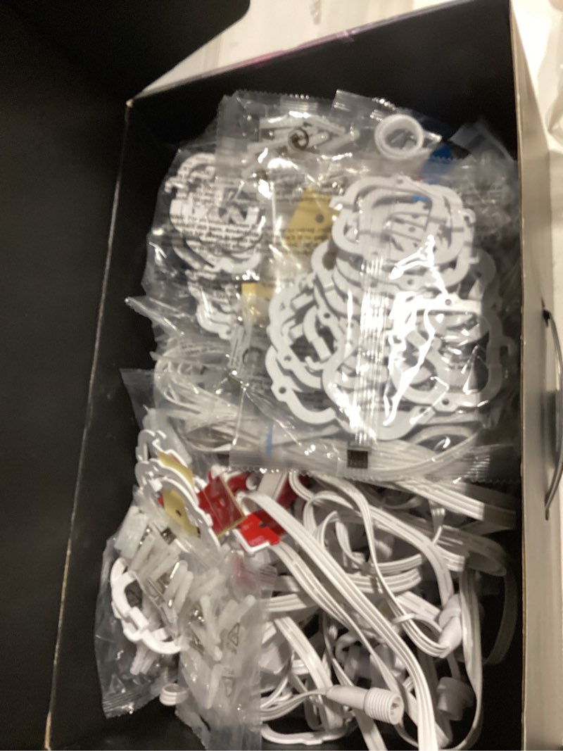 Condition photo showing Good Condition for govee - wi-fi rgbic outdoor permanent string lights 100ft - white