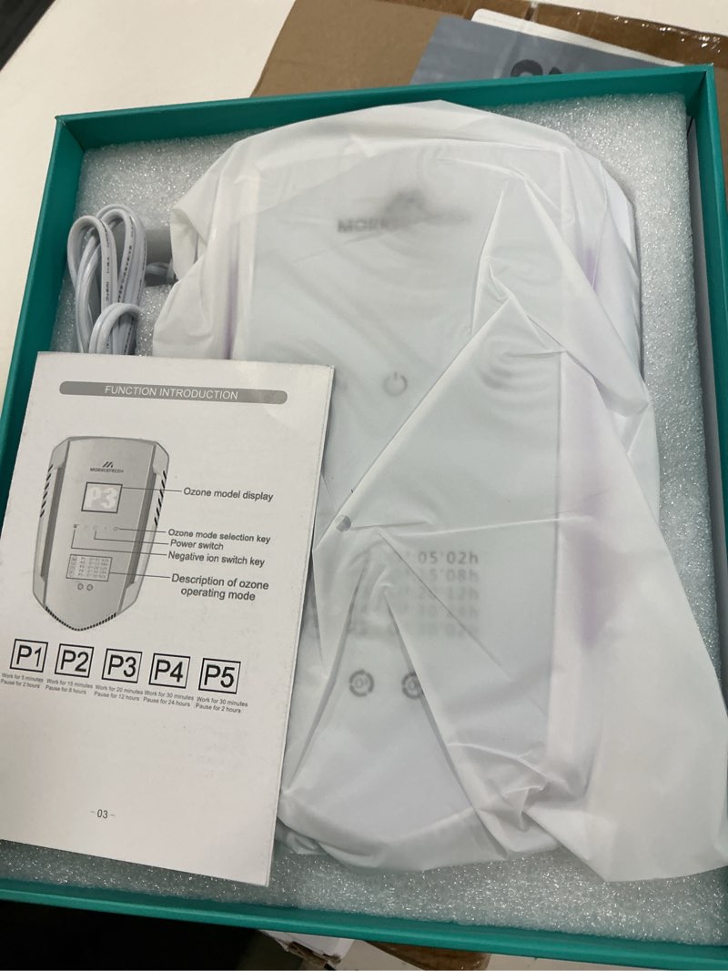 Condition photo showing Good Condition for cat litter deodorizer, pet odor eliminator for home, litter box deodorizer plug in for strong cat urine odor, ozone odor eliminator air purifier with 5 mode for smoke, wardrobe, garage, car white