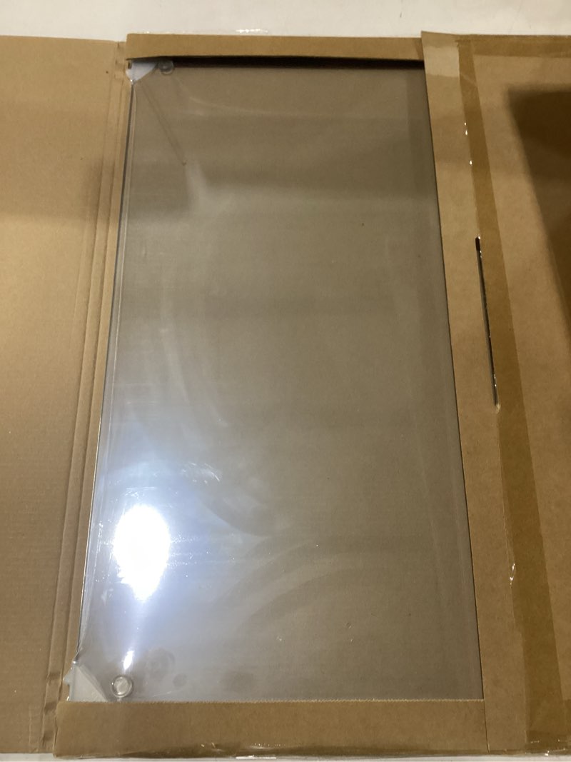 Condition photo showing New/Like New for tempered glass cutting board for kitchen, 16 x 20 inch clear cutting board with non-slip feet for countertop, dishwasher safe, rounded corner board, shatter, heat & scratch resistant-clear 20"l x 16"w