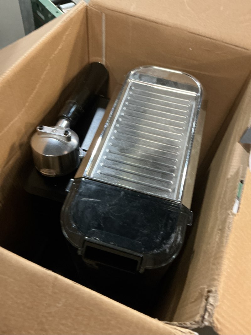 Condition photo showing As Is for Espresso Machine 20 Bar, Touchscreen Espresso Maker with Automatic Milk Frother for Cappuccino Latte, Expresso Coffee Machine for Home with Dual Heating System and Dual Pump Silver