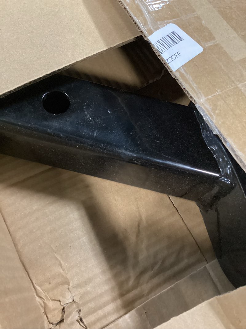 Condition photo showing New/Like New for toptow trailer receiver hitch extender adapter 6" drop/riser, 8.5" and 10.5" extension length, 2" shank, 7500lbs towing capacity, matte black…