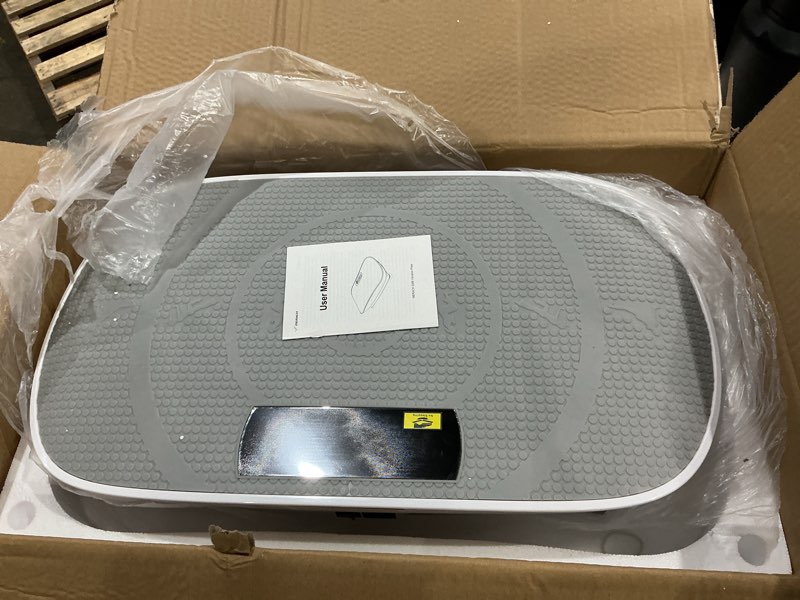 Condition photo showing Good Condition for merach vibration plate exercise machine, whole body workout equipment for women, bluetooth and silicone pedal, vibration plate with auto mode, vibrate fitness platform for home pro grey