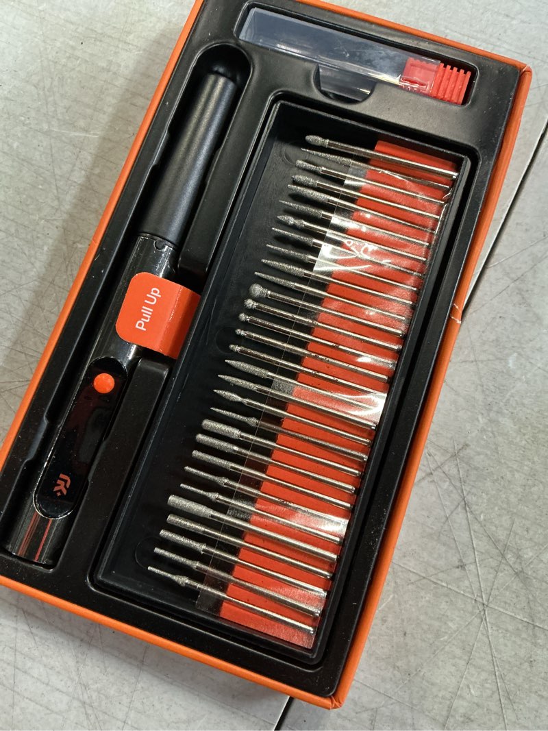 Condition photo showing Good Condition for Customizer Engraving Pen (Formerly Culiau): Ultimate Cordless Portable Tool for Artists & DIYers - Engrave 50+ Surfaces - Beginner Friendly - Rechargeable - Free 30 Bits & Mastery Guide