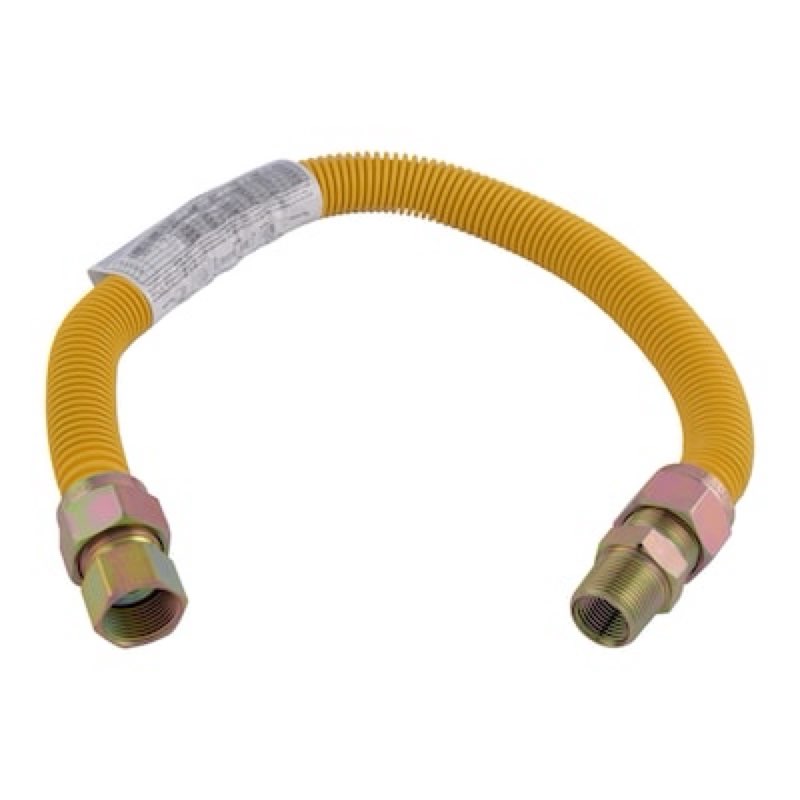  eastman 24-in 3/4 -in fip inlet x 3/4 -in mip outlet stainless steel gas connector