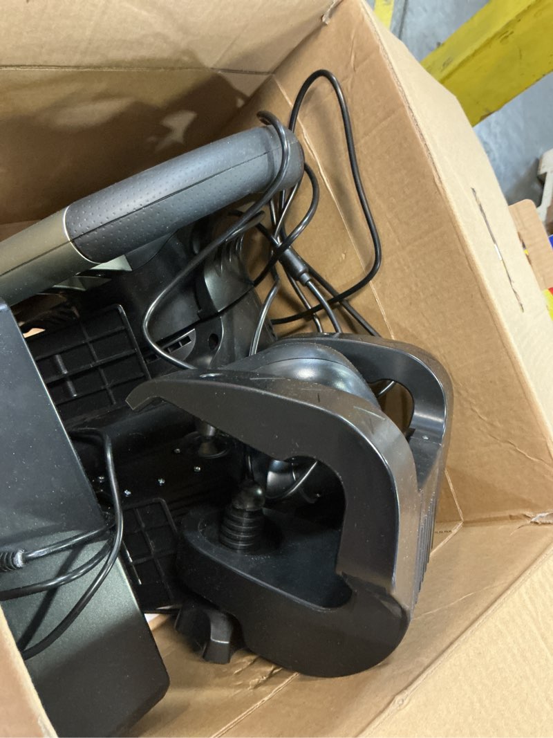 Condition photo showing As Is for PXN Steering Wheel V3II 180° PC Gaming Racing Wheel Driving Wheel, with Linear Pedals and Racing Paddles for PC, PS4, Xbox One, Xbox Series X|S, and Switch - Black Black Gaming Wheel