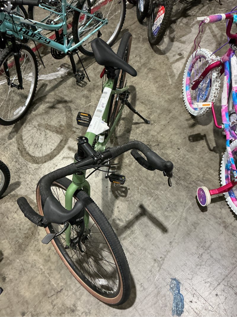 Condition photo showing Good Condition for ozark trail 700c g.1 explorer drop bar gravel bike, small frame, fits riders 5'1\" - 5'5\", green, adult, unisex yr
