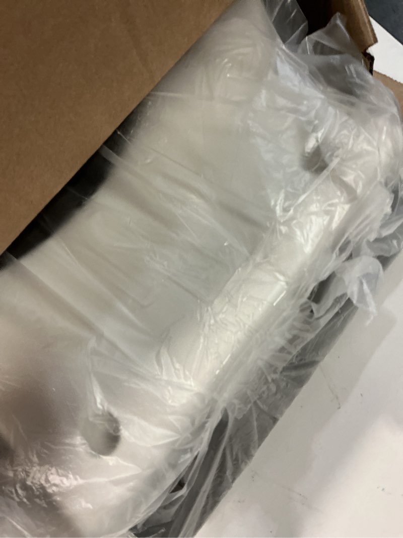 Condition photo showing New/Like New for bemis 4let 000 lift provides 4" of additional height to toilet seat and will never loosen, elongated, heavy duty plastic, white