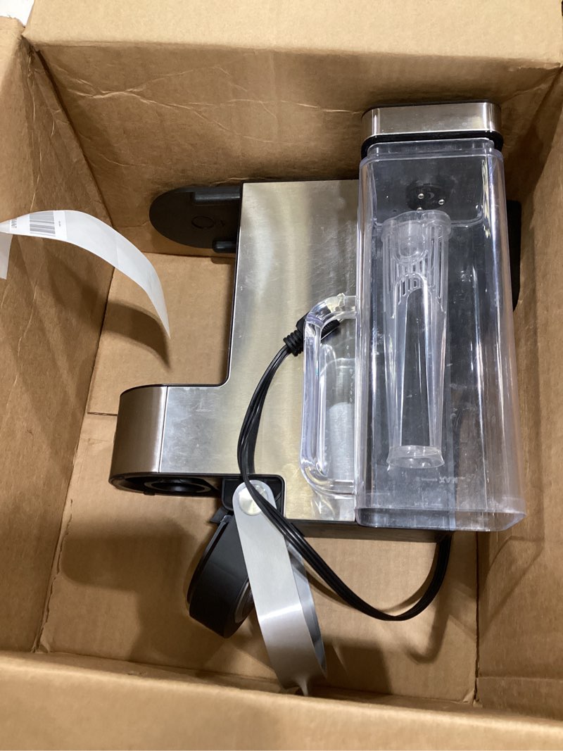Condition photo showing As Is for keurig k-supreme plus single serve k-cup pod coffee maker, multistream technology, customizable strength and temperature settings, programmable, 78oz removable reservoir, stainless steel stainless steel maker