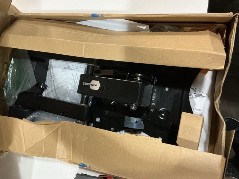 Condition photo showing As Is for mounting dream full motion tv wall mount for 32-70 inch tvs up to 99lbs | mount bracket with swivel and tilt, tv bracket with articulating dual arms, fits 16” studs, max vesa 400x400 mm, md2380 for 32" to 70" tvs, 16" studs