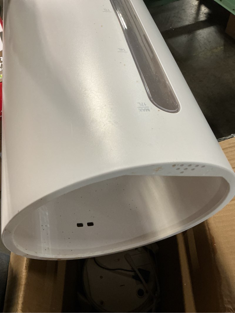 Condition photo showing As Is for smart humidifiers for large room bedroom home 1800 sq.ft, 17l/4.5gal large humidifier with extension tube & 3 mist modes, top fill whole house cool mist humidifiers for plant commercial office