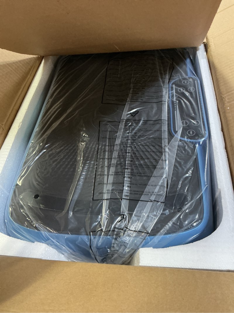 Condition photo showing Good Condition for Vibration Plate Machine,180 Speeds Shake Plate for Lymphatic Drainage Weight Loss, Vibrating Fitness Platform 460LB Capacity Whole Body Workout with Bluetooth Home Exercise Gym Equipment for Women Men