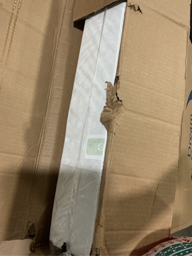 Condition photo showing New/Like New for Dream On Me Honeycomb Orthopedic Firm Fiber Standard Baby Crib Mattress, Greenguard Gold and JPMA Certified, 5” Fiber Core Optimum Support, Fits Crib and Toddler Bed, Waterproof Vinyl Cover White