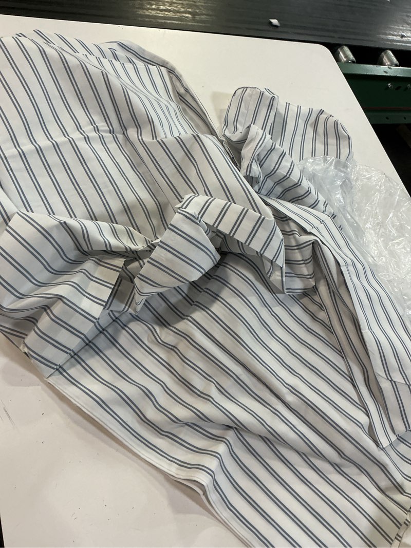 Condition photo showing Good Condition for organic crisp percale deluxe bedding bundle, king, double stripe mineral