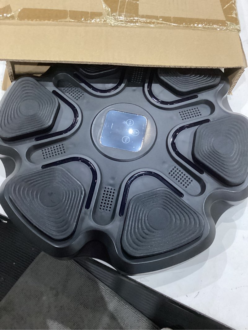 Condition photo showing Good Condition for music boxing machine with gloves for adults boxing machine wall mounted music, smart connection boxing equipment for home and gym, training machine with electronic wall mounted black