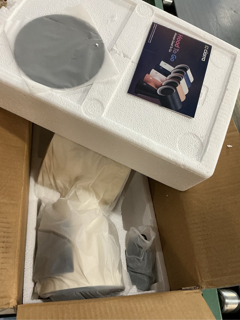 Condition photo showing Good Condition for ciarra portable range hood, desktop range hood with 2 speed exhaust fan, detachable aluminum filter, large oil collection cup, portable kitchen exhaust fan for indoor bbq, hot pot ivory