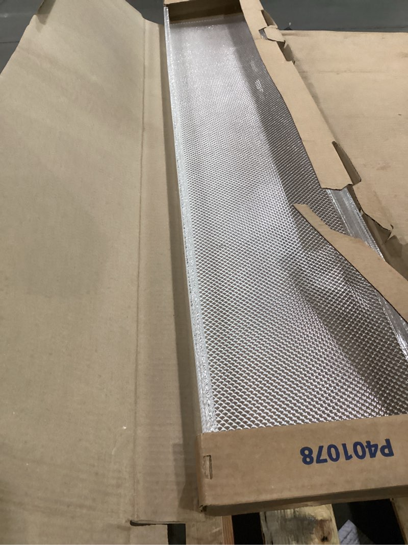 Condition photo showing Good Condition for Lithonia Lighting 4 Foot Replacement Acrylic Diffuser Lens, Clear Prismatic Replacement Cover for 48-Inch SB Series Narrow Body Square Wraparound Ceiling Light Fixture for Shop Lights