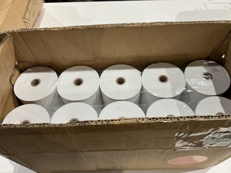 Condition photo showing New/Like New for munbyn thermal receipt paper 3 1/8 x 230ft, work for star micronics tsp100 tsp143 epson 80mm receipt printer square pos register, 80mm thermal receipt paper, bpa free, 20 rolls 3 1/8" x 230' 20 rolls