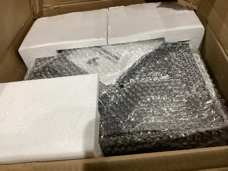 Condition photo showing item condition for 2.3 Cu.Ft Modern Fireproof Safe Box with Dual Passwords, Fireproof Bag, Adjustable Shelf, Anti-Scratch Mat & Mounting Kit, Fits Laptop & Documents, 15.75"D x 13.78"W x 13.78"H