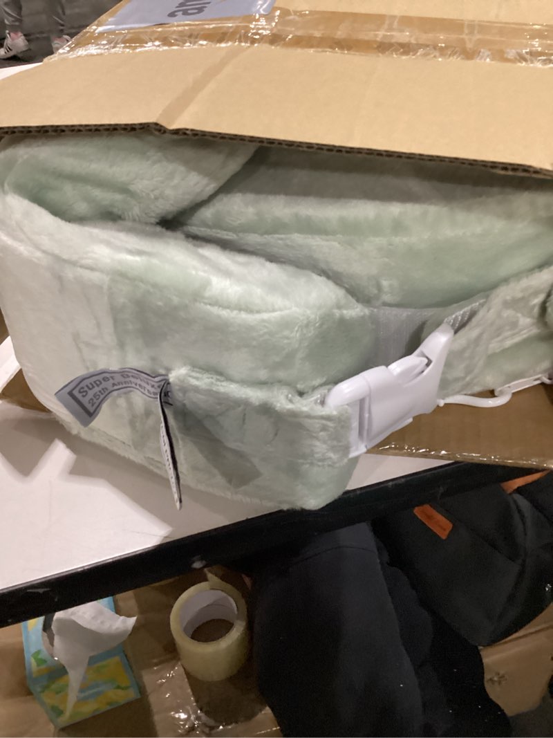 Condition photo showing New/Like New for My Brest Friend Super Deluxe Nursing Pillow - Enhanced Comfort & Ergonomic Breastfeeding Pillow for Ultimate Support For Mom & Baby - Adjustable and with Handy Side Pocket, Platinum Platinum Super Deluxe