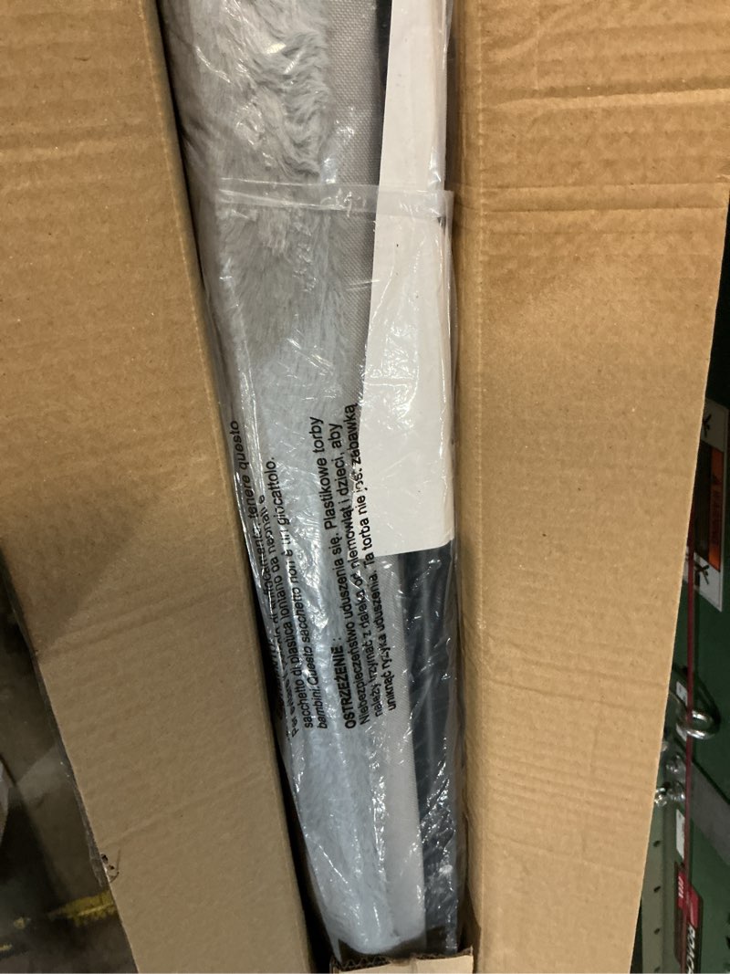 Condition photo showing Good Condition for HollyHOME Comfy Oversized Saucer Chair, Extra Large Folding Lounge Chair for Adults, Foldable Accent Lazy Chair for Living Room, Bedroom, Dorm, Collapsible Reading Chair for Teens Kids, X-Large,Grey