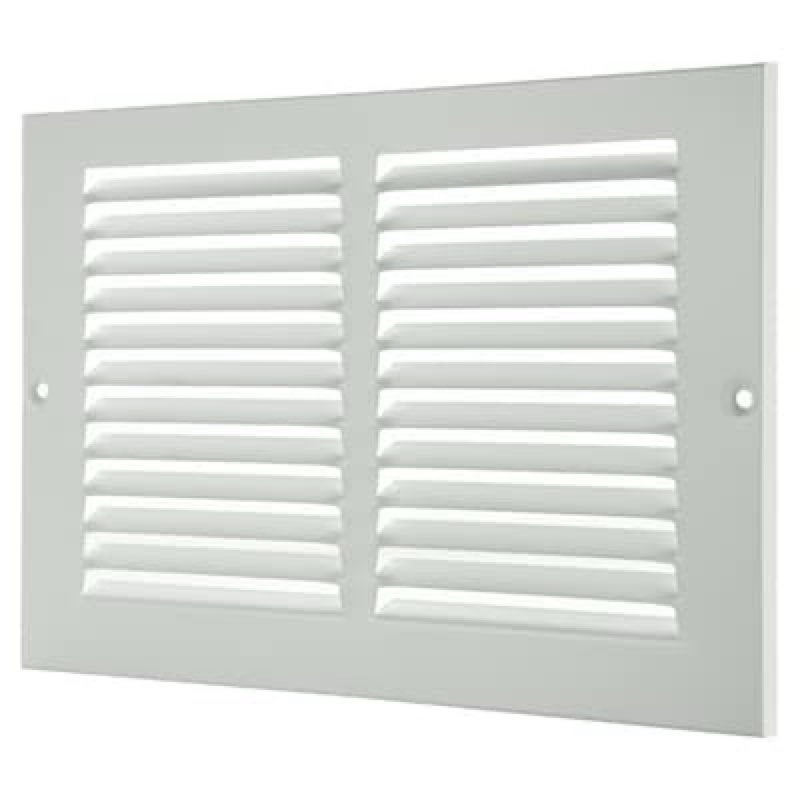 reliabilt 10-in x 6-in steel white sidewall/ceiling grille