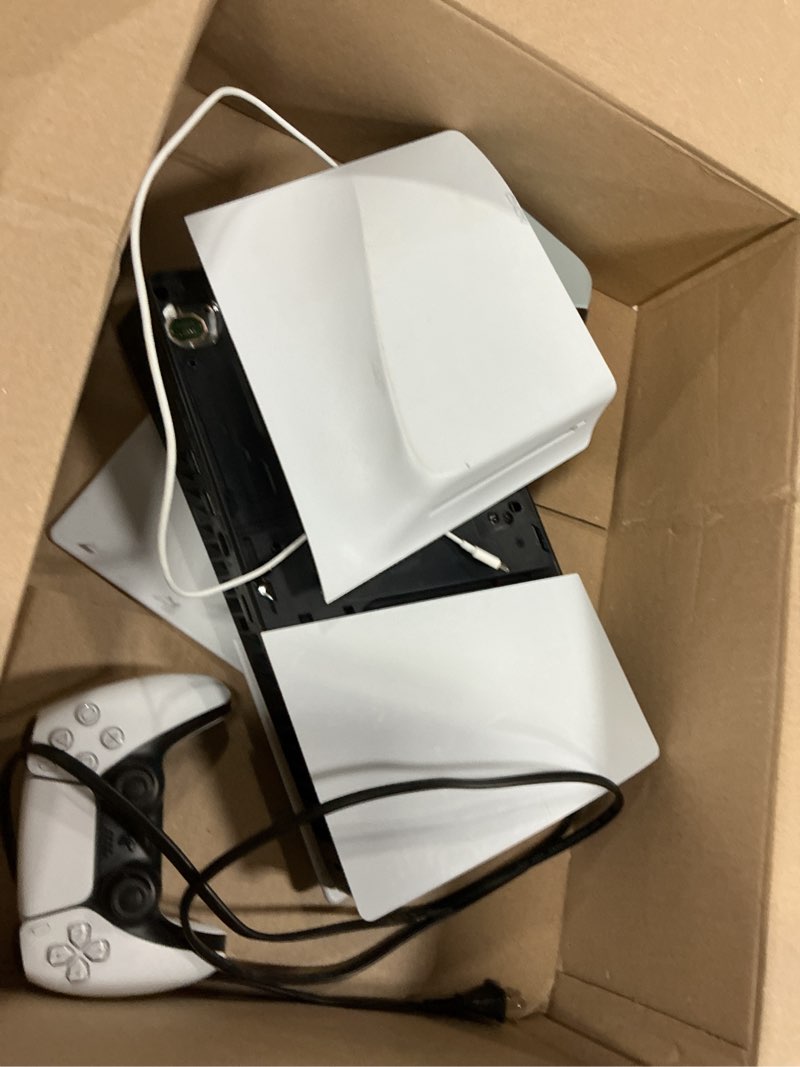 Condition photo showing As Is for playstation 5 disc edition console (slim)